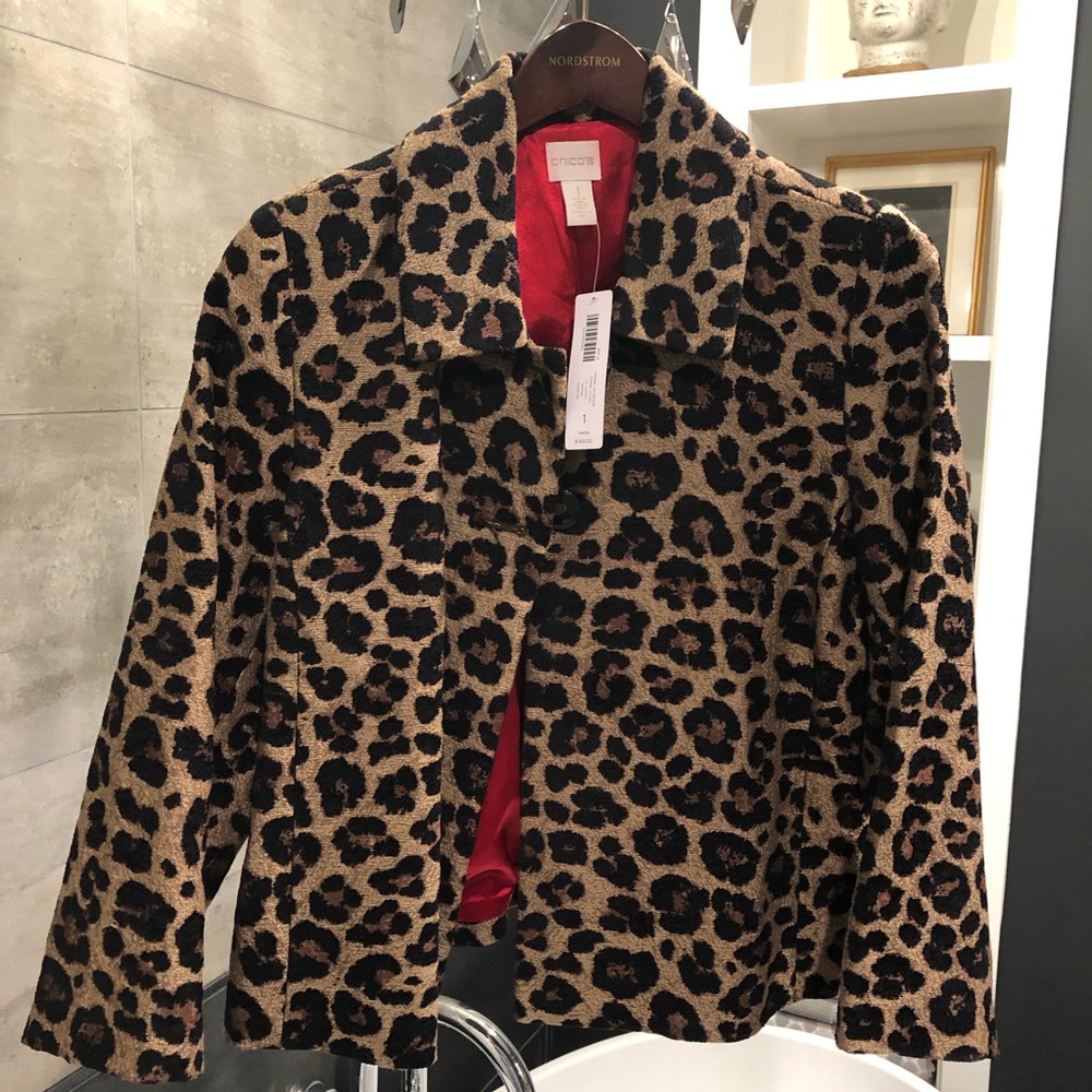 Leopard print jacket - New with tags